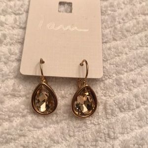💕2 for $15💕Brown teardrop earrings